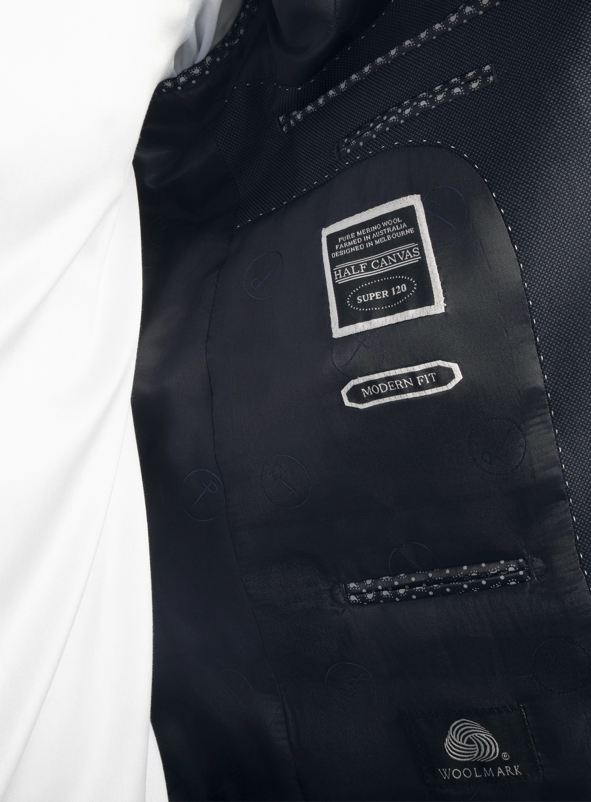 Navy Birdseye Signature 2-Piece Suit