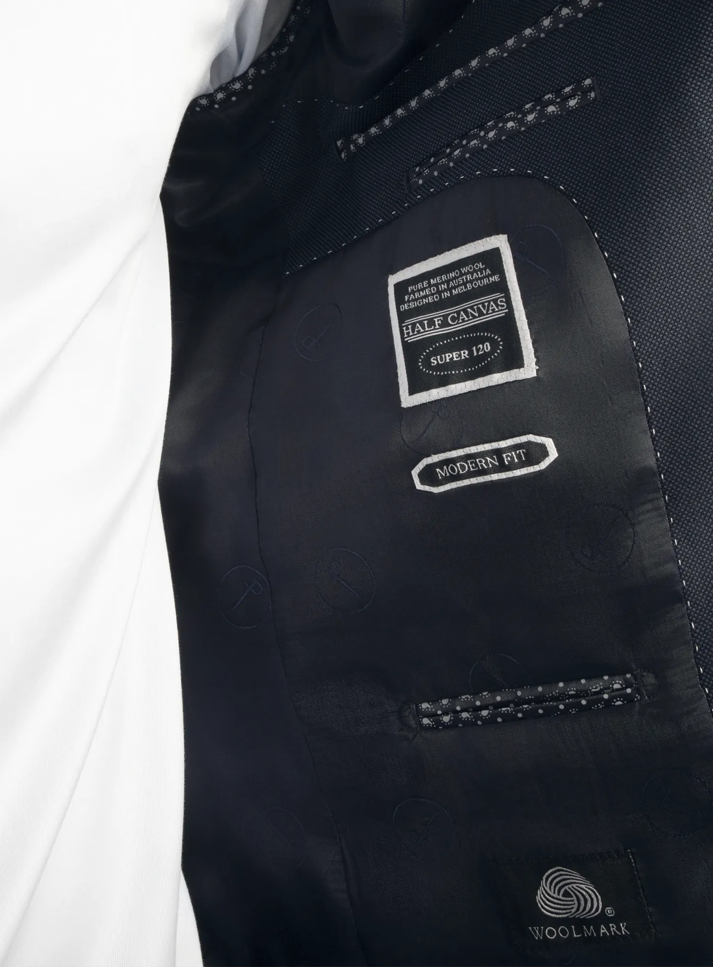 Navy Birdseye Signature 2-Piece Suit
