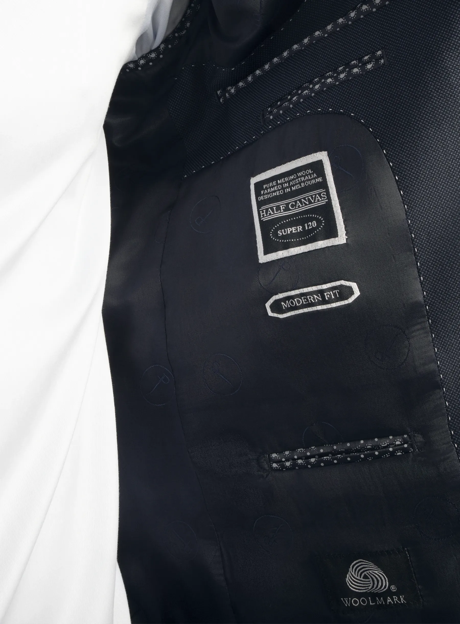 Navy Birdseye Signature 2-Piece Suit