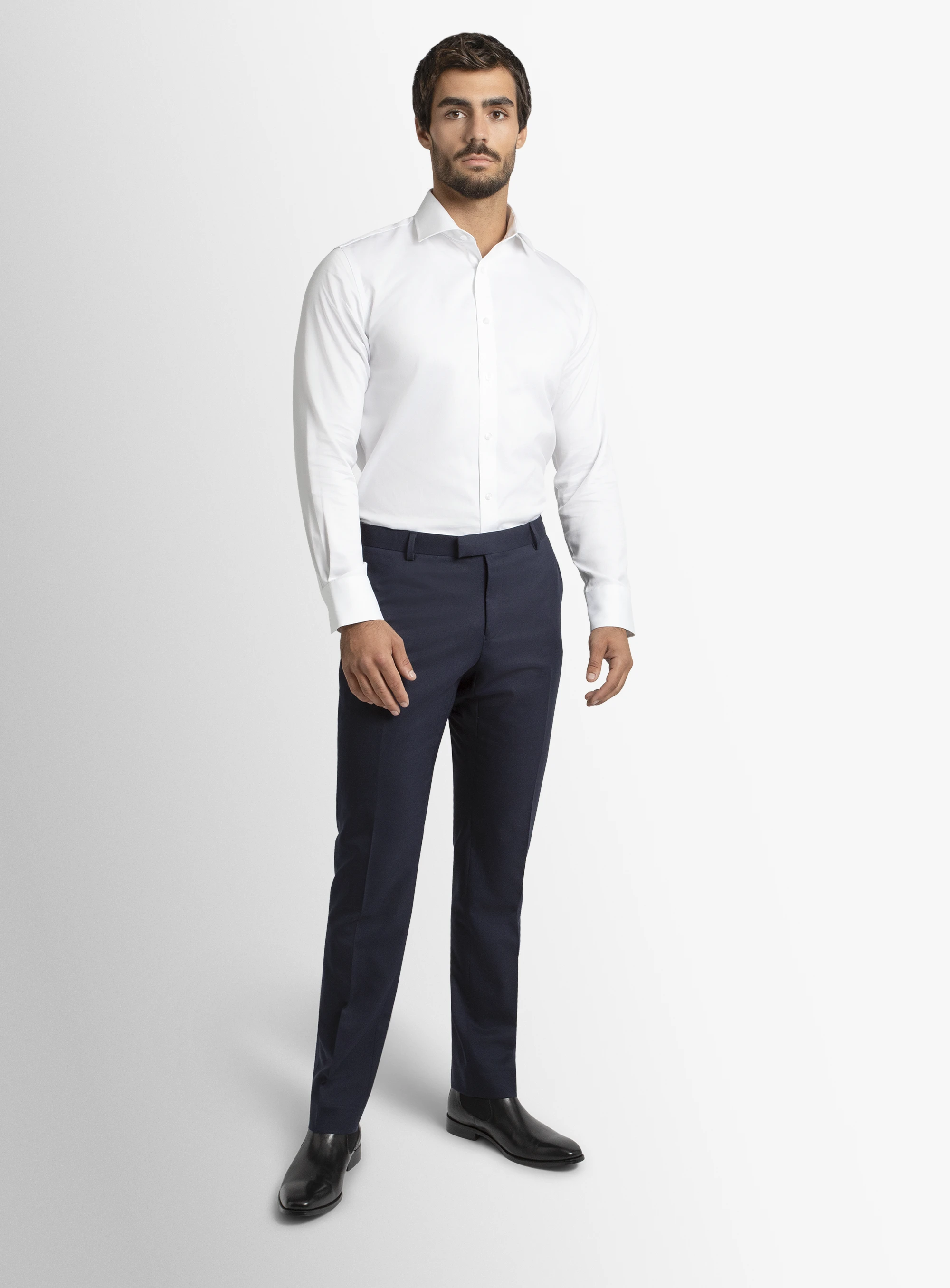 Dexter Navy Twill Trousers