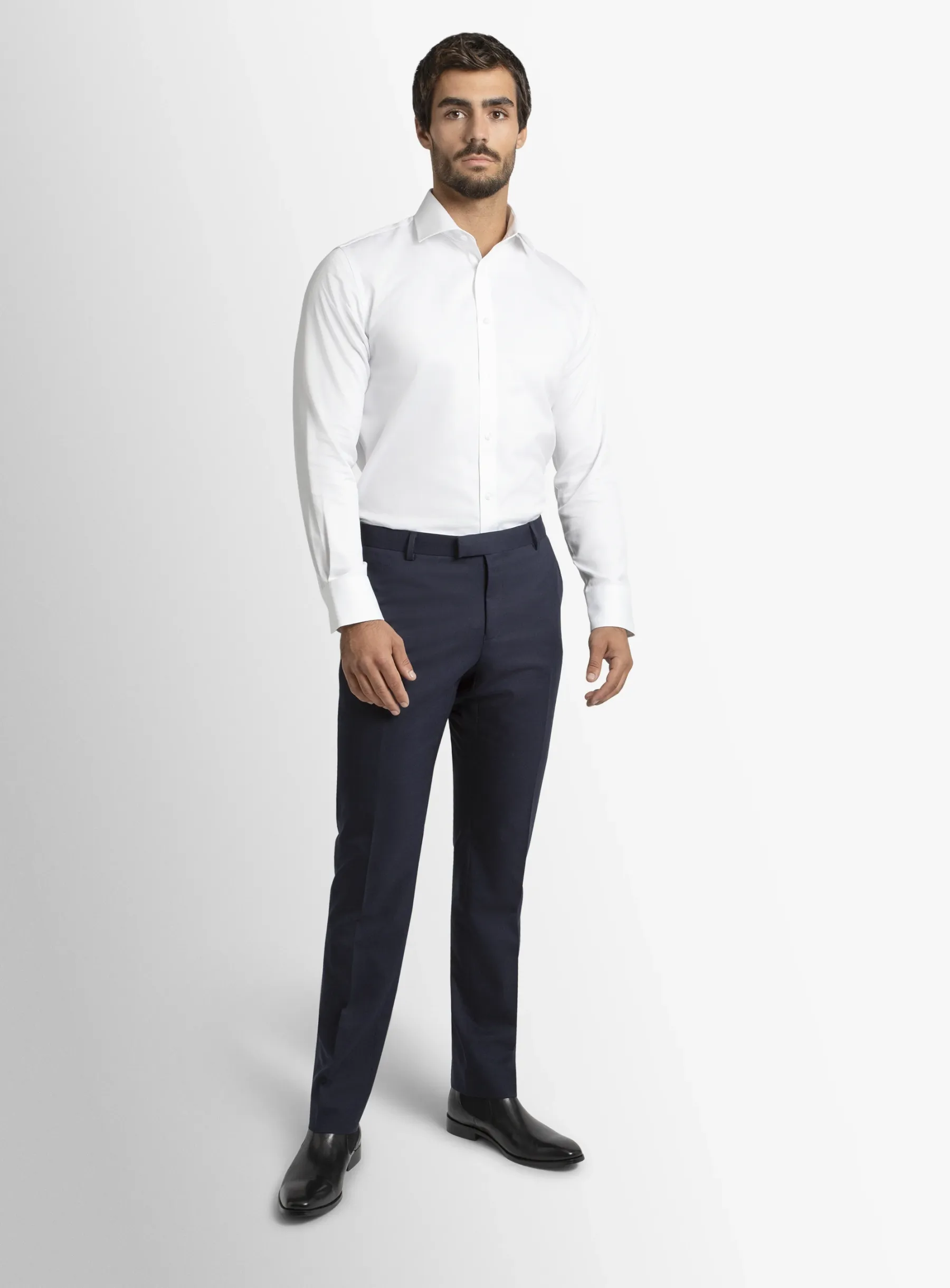 Dexter Navy Twill Trousers