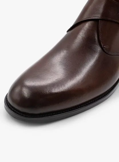 Bruno Chocolate Single Monk Strap Boot