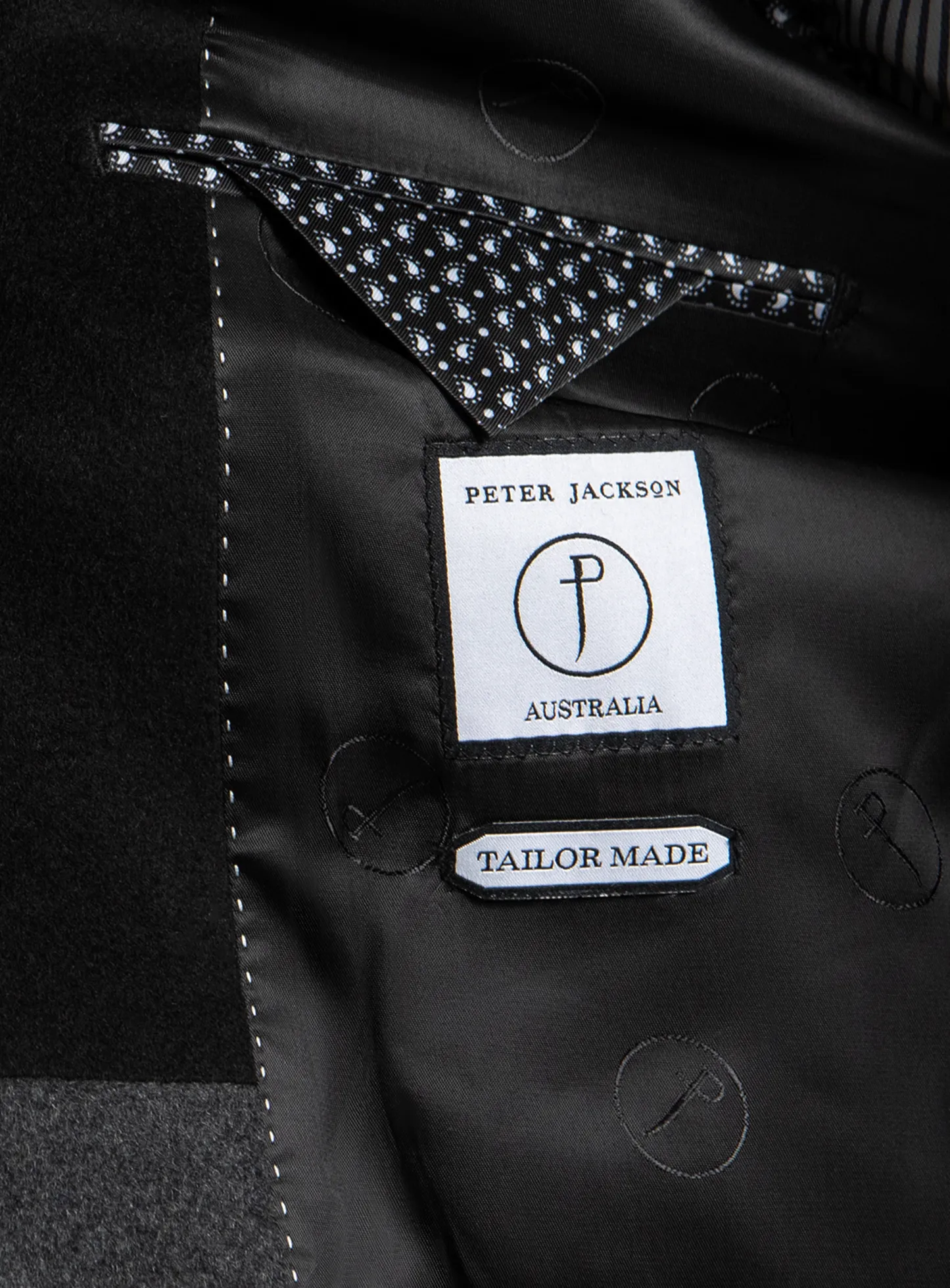 Bellagio Black Pile Overcoat