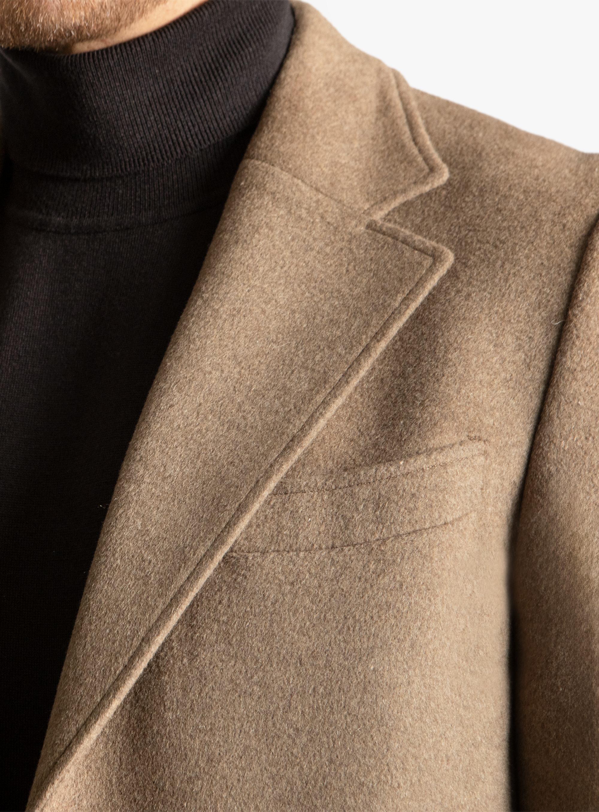 Moritz Camel Pile Overcoat