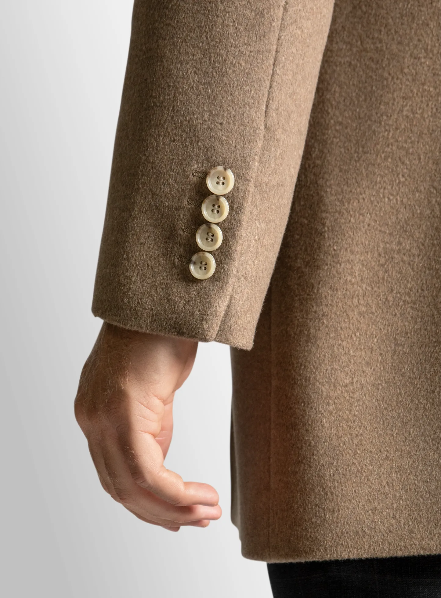 Moritz Camel Pile Overcoat