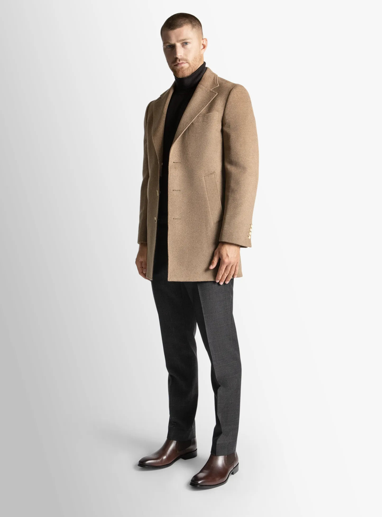 Moritz Camel Pile Overcoat