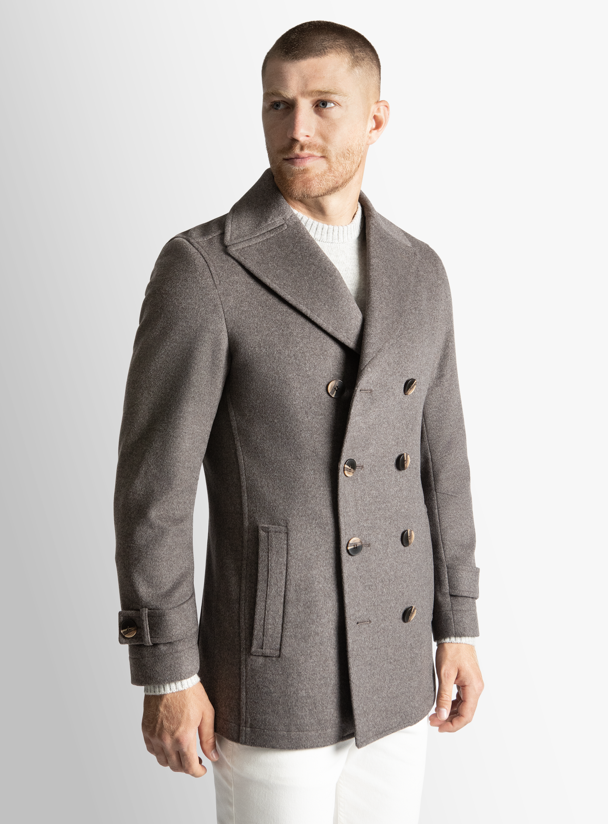 Bridge Yetian Cashmere Lined Chocolate Jacket