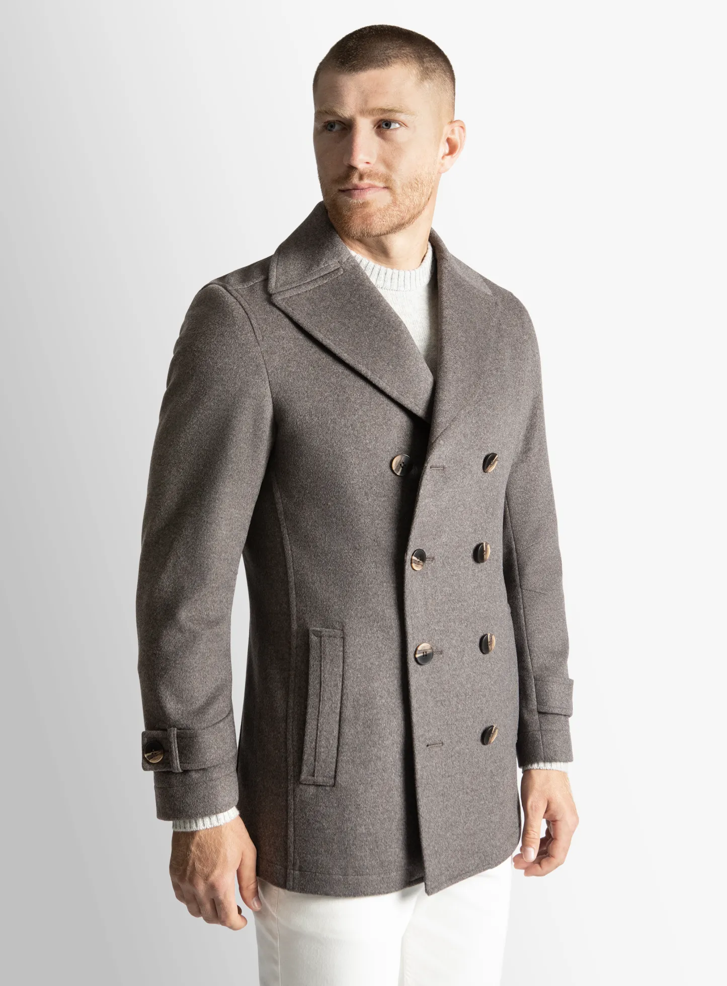 Bridge Yetian Cashmere Lined Chocolate Jacket