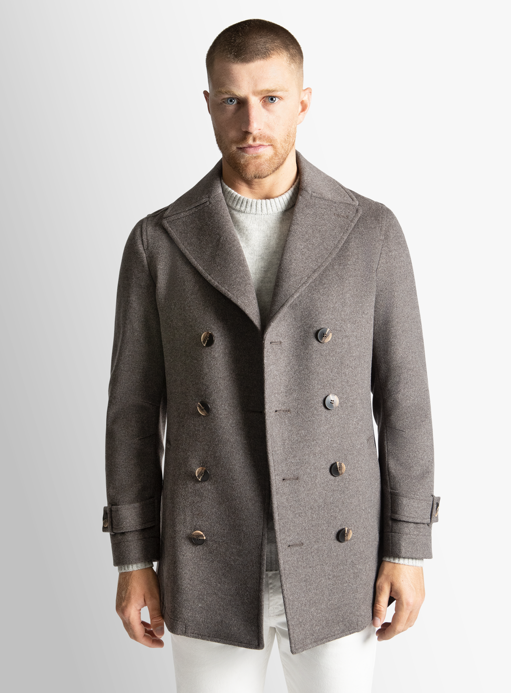 Bridge Yetian Cashmere Lined Chocolate Jacket