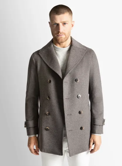Bridge Yetian Cashmere Lined Chocolate Jacket