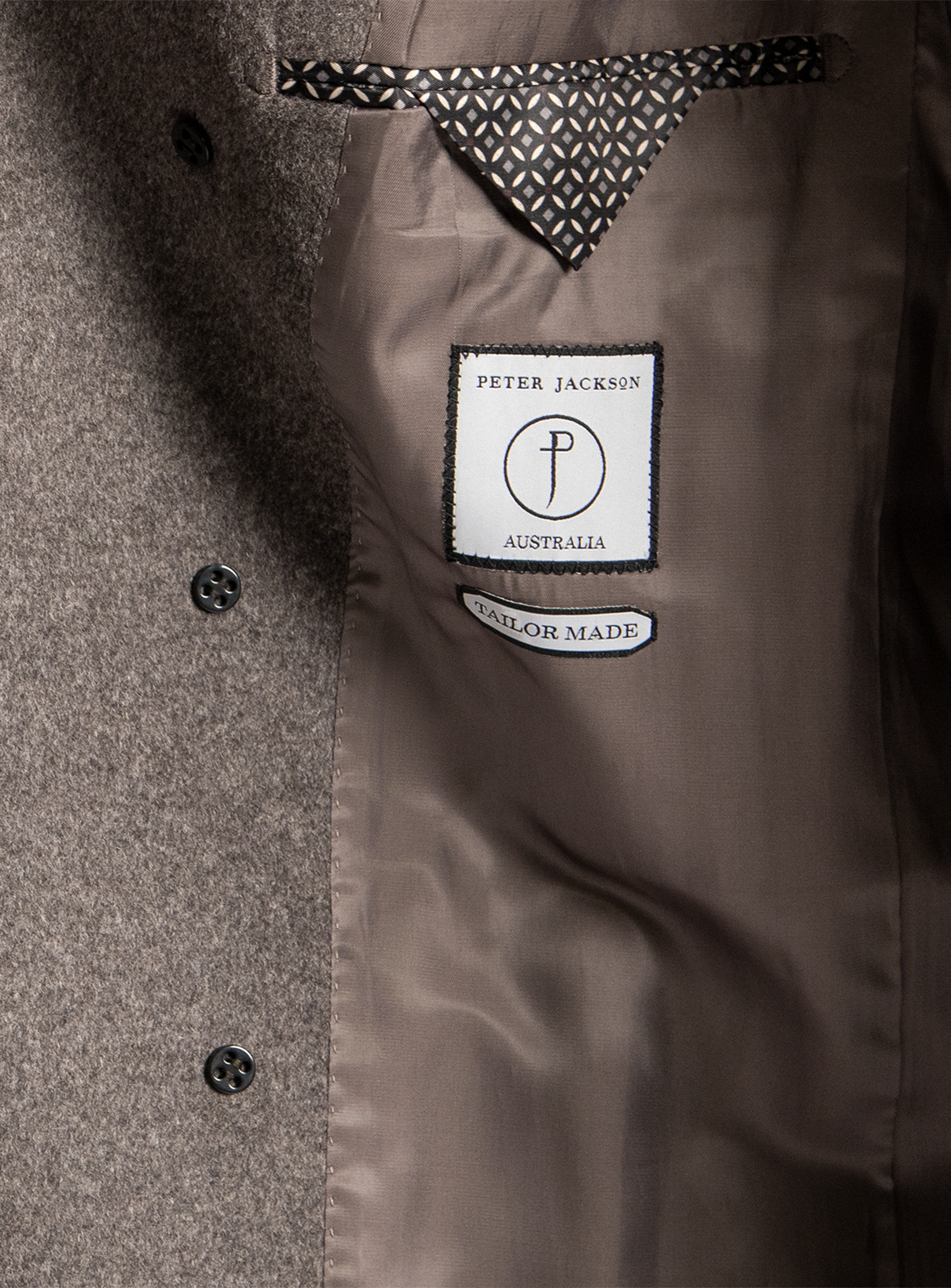 Bridge Yetian Cashmere Lined Chocolate Jacket