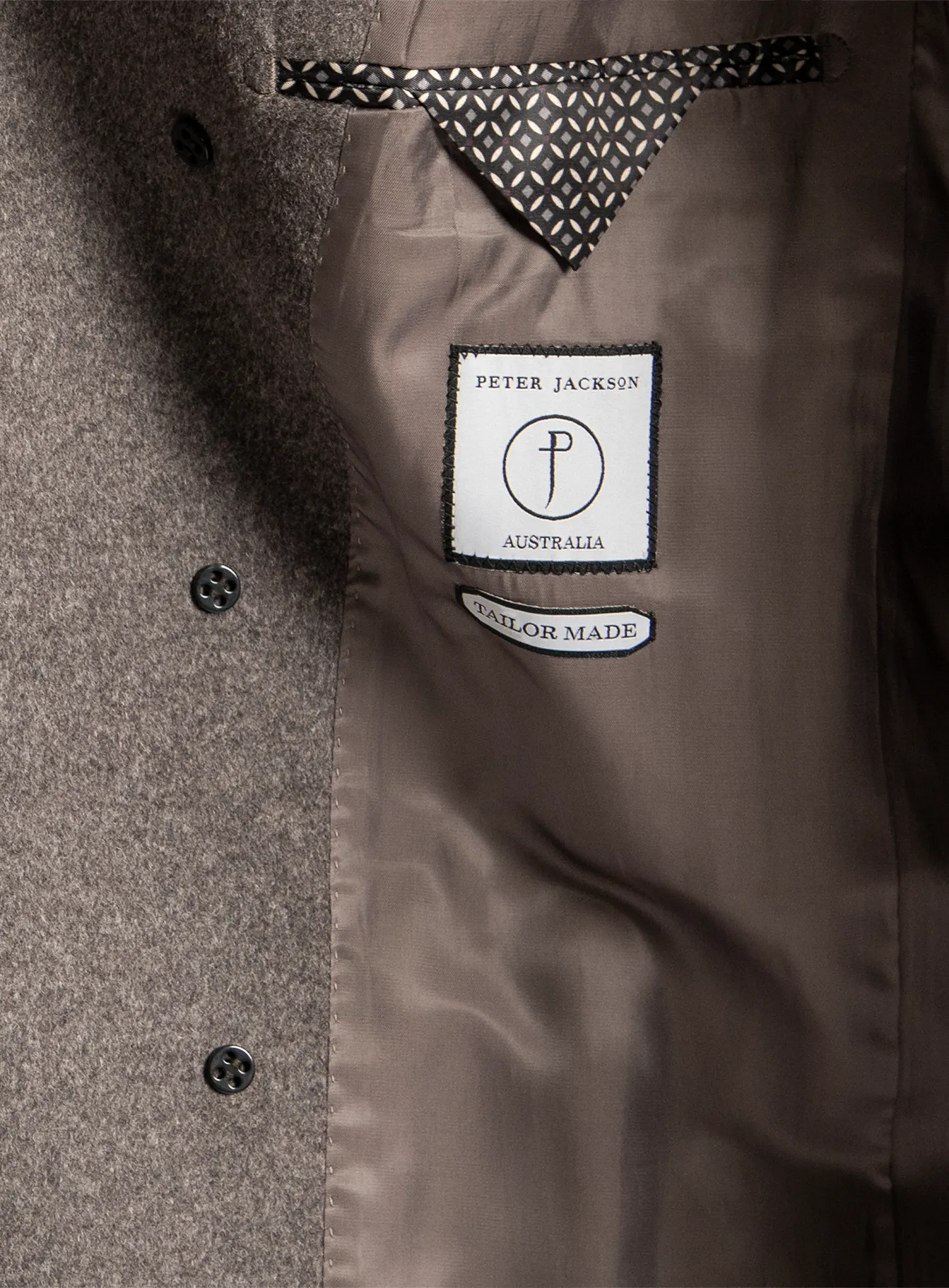 Bridge Yetian Cashmere Lined Chocolate Jacket