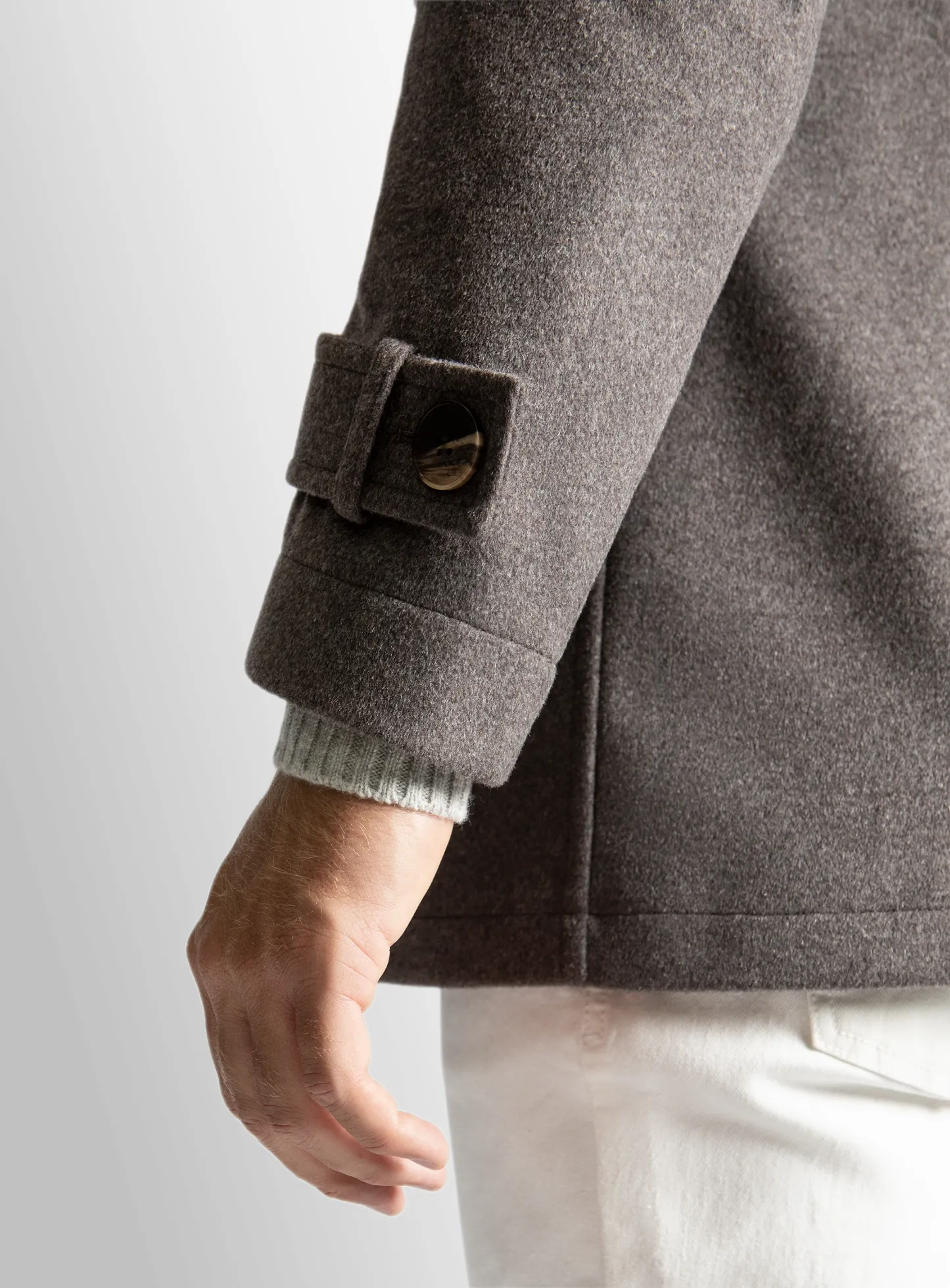 Bridge Yetian Cashmere Lined Chocolate Jacket
