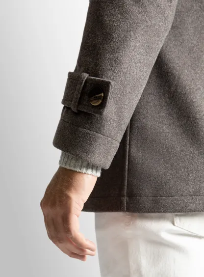 Bridge Yetian Cashmere Lined Chocolate Jacket