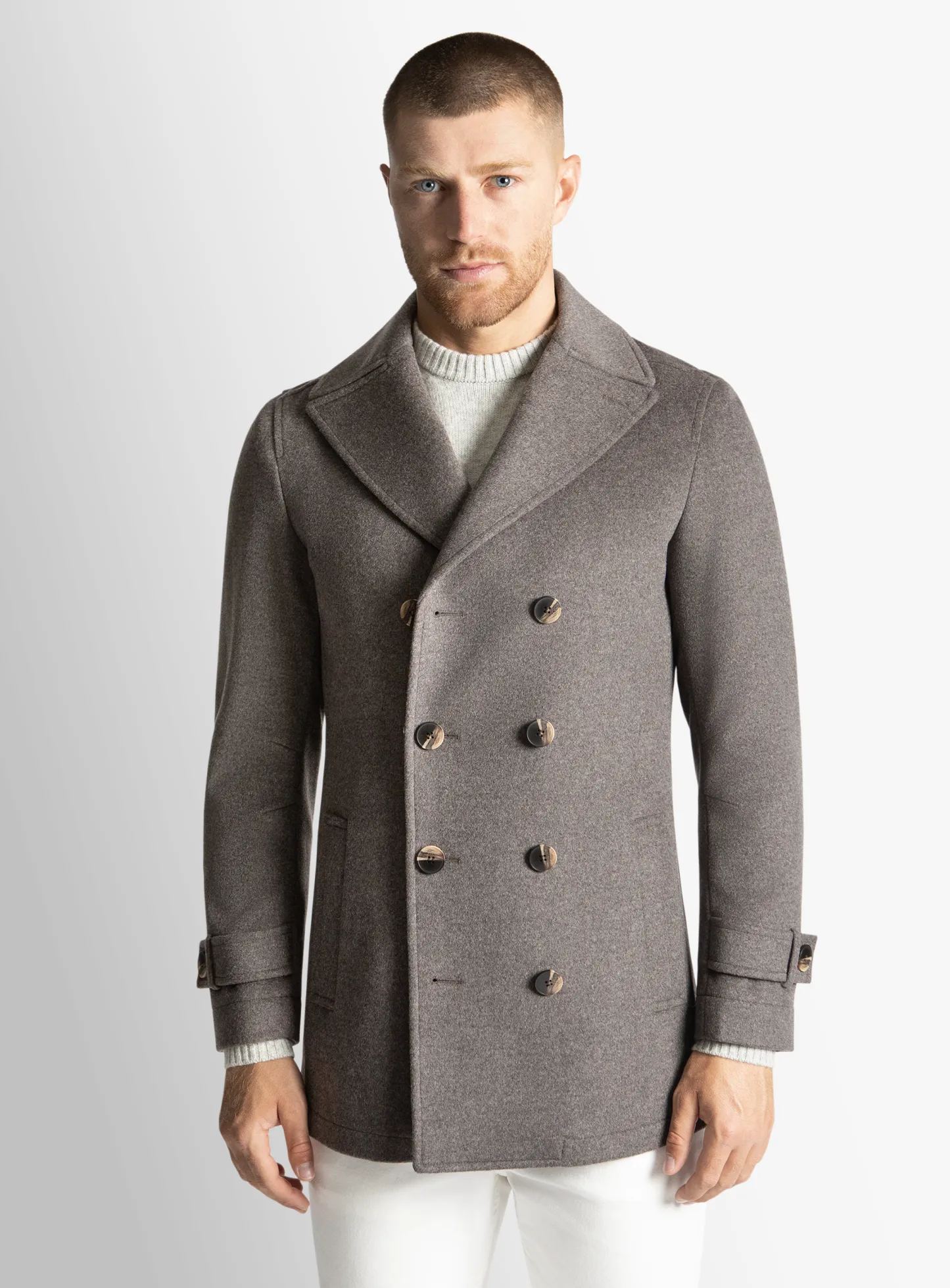 Bridge Yetian Cashmere Lined Chocolate Jacket