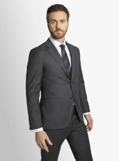 Grey Twill Signature 2-Piece Suit