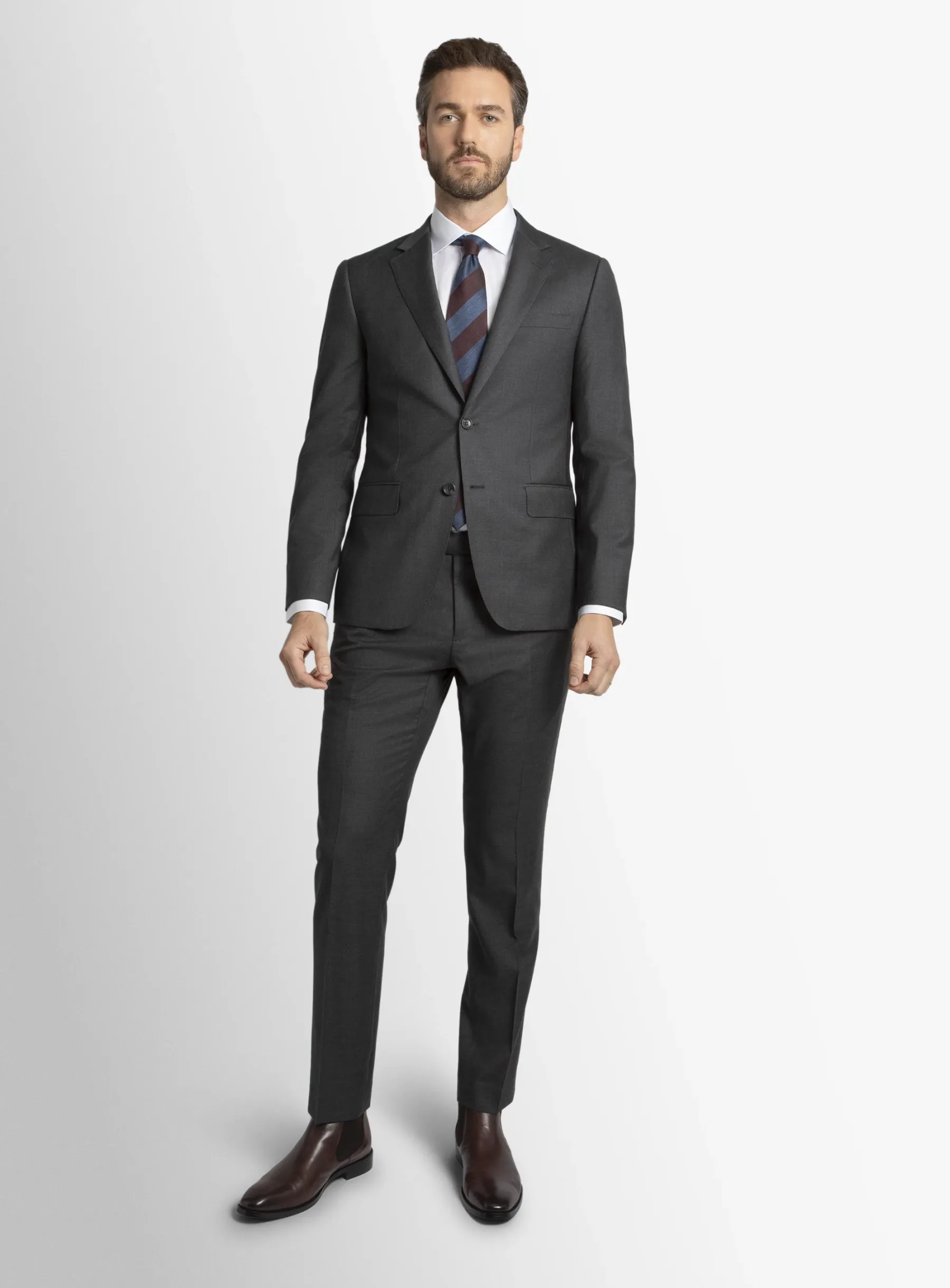 Grey Twill Signature 2-Piece Suit