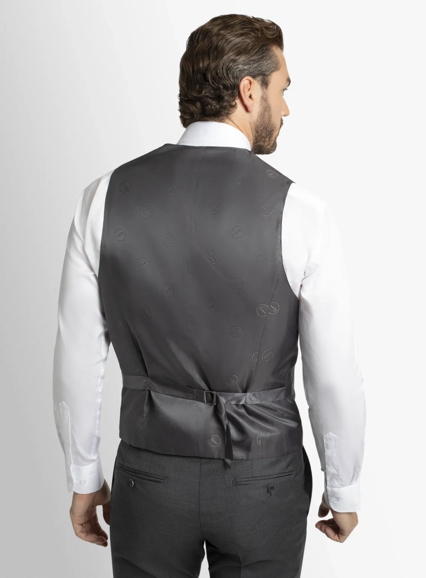 Cayman Grey Twill Vest