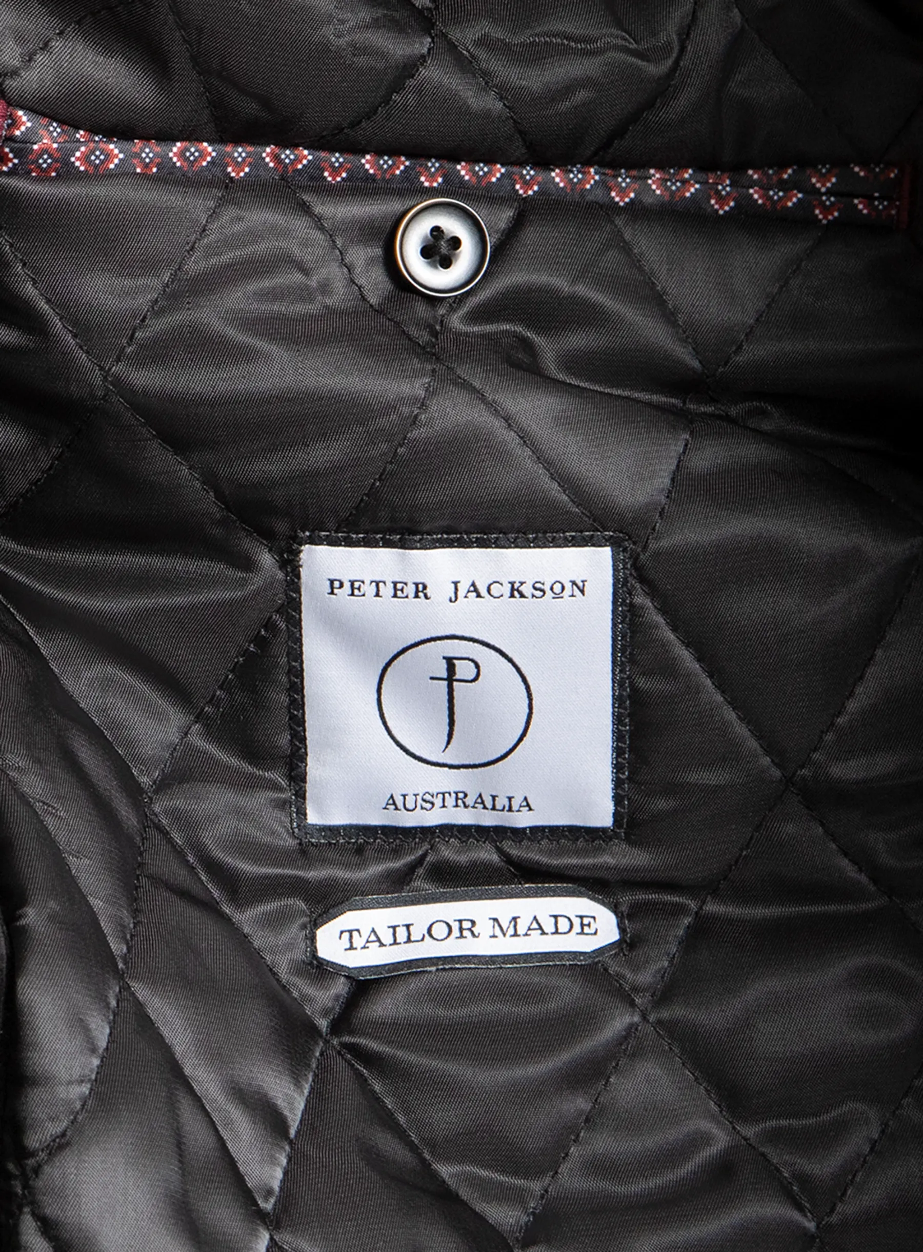 Sanitno Cord Harrington Black Jacket