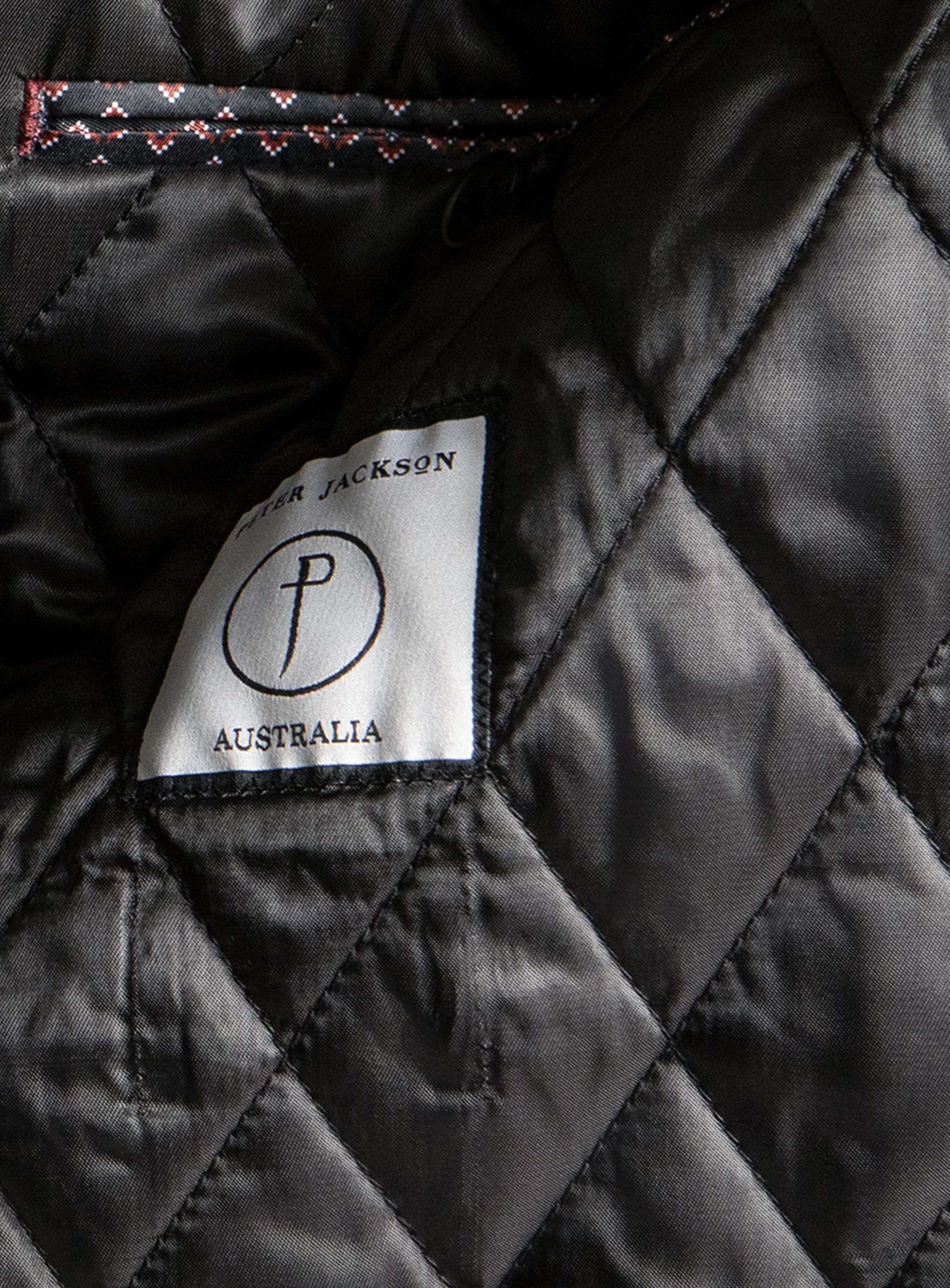 Sanitno Cord Harrington Black Jacket