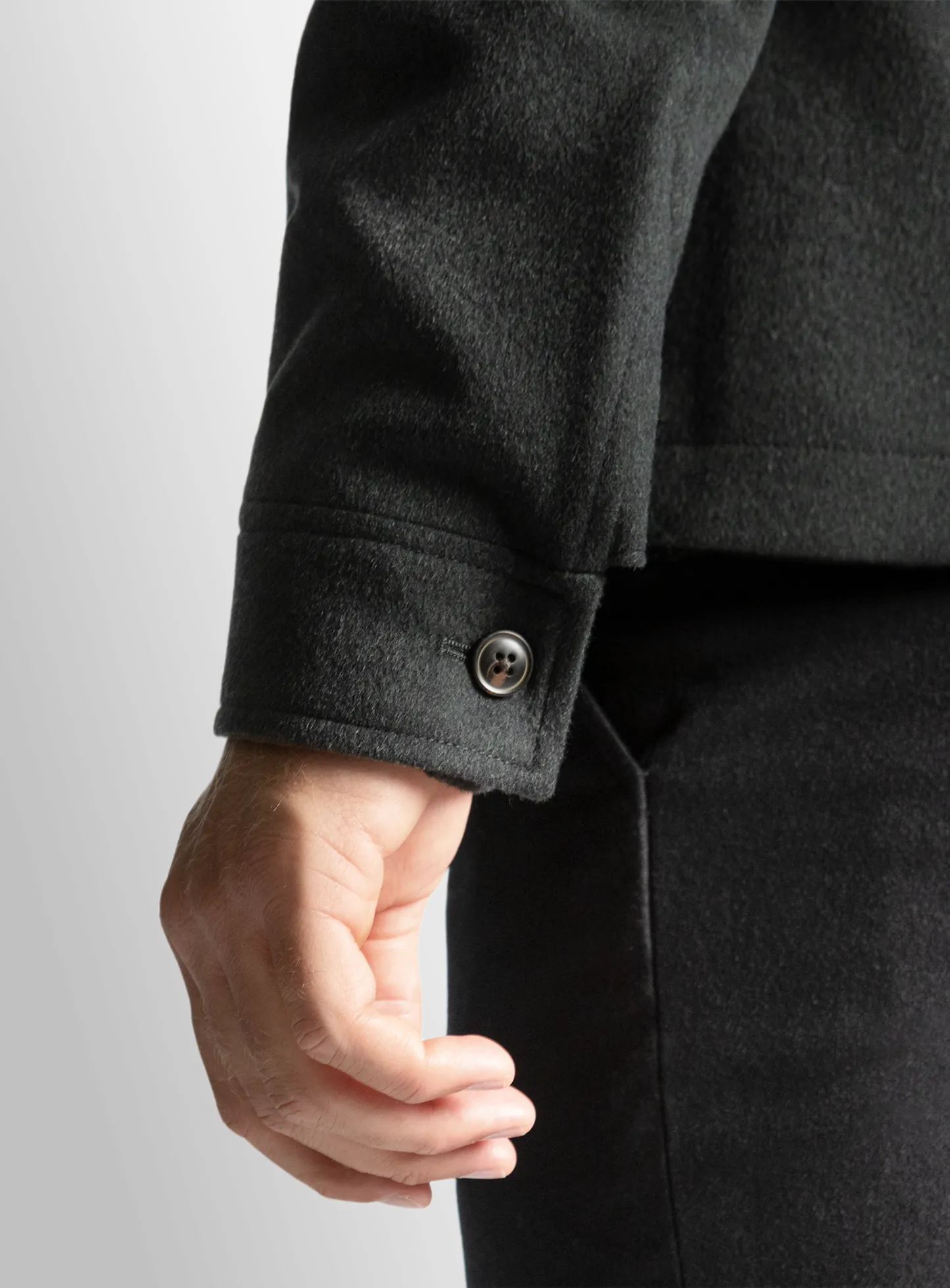 Orlando Yetian Cashmere Lined Forrest Green Short Jacket