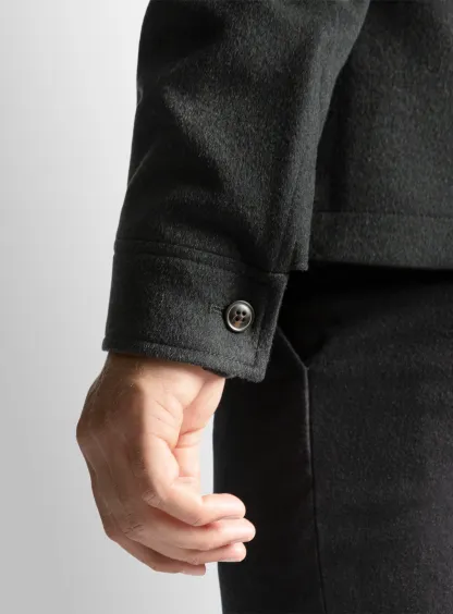 Orlando Yetian Cashmere Lined Forrest Green Short Jacket