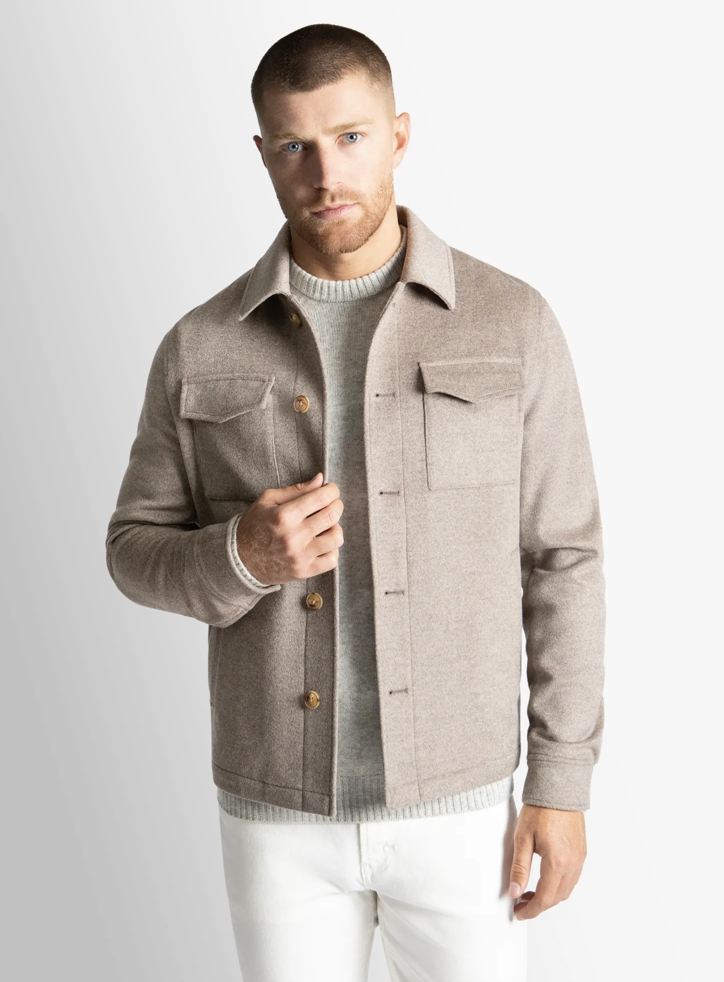 Caruso Yetian Cashmere Unlined Short Jacket