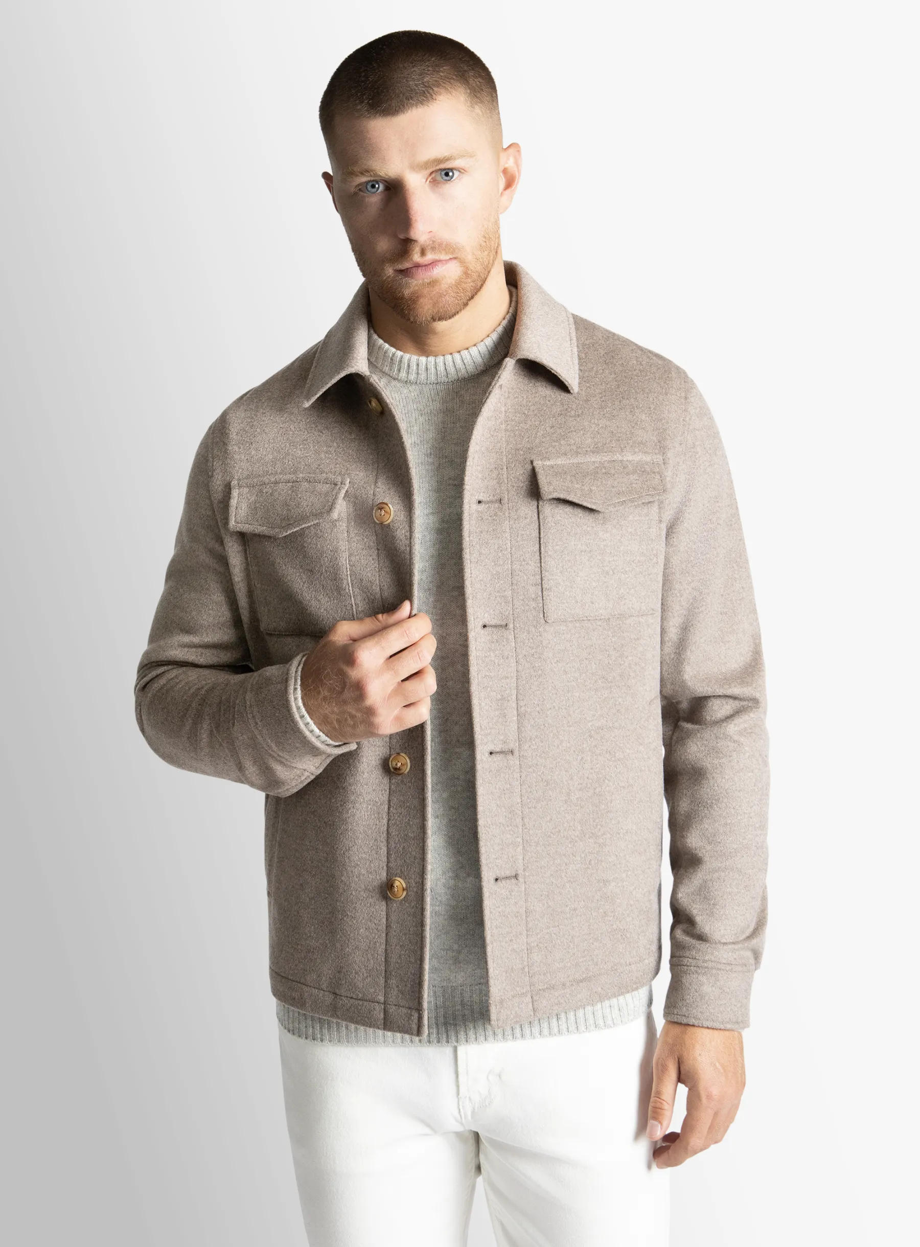 Caruso Yetian Cashmere Unlined Short Jacket