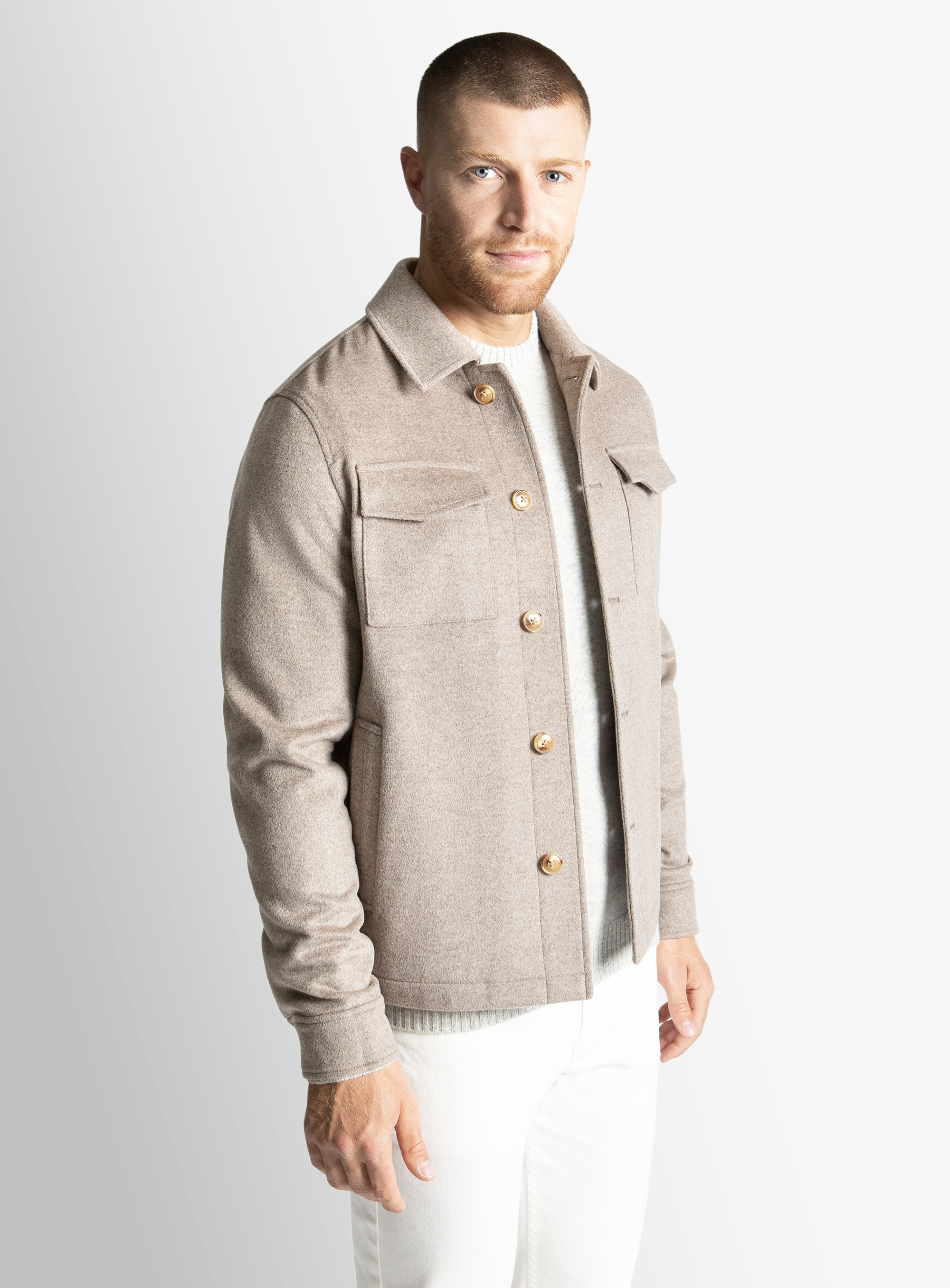 Caruso Yetian Cashmere Unlined Short Jacket