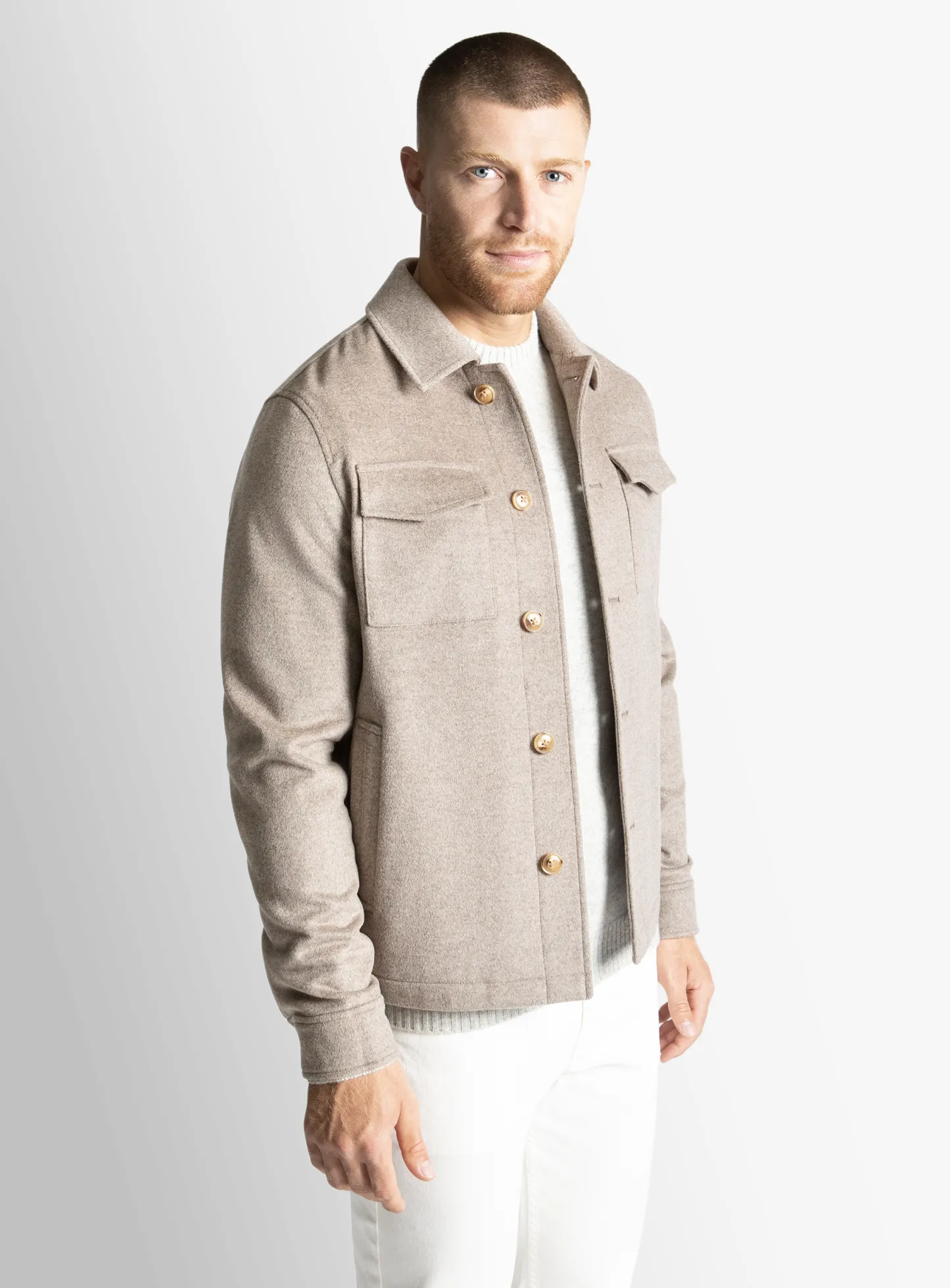 Caruso Yetian Cashmere Unlined Short Jacket