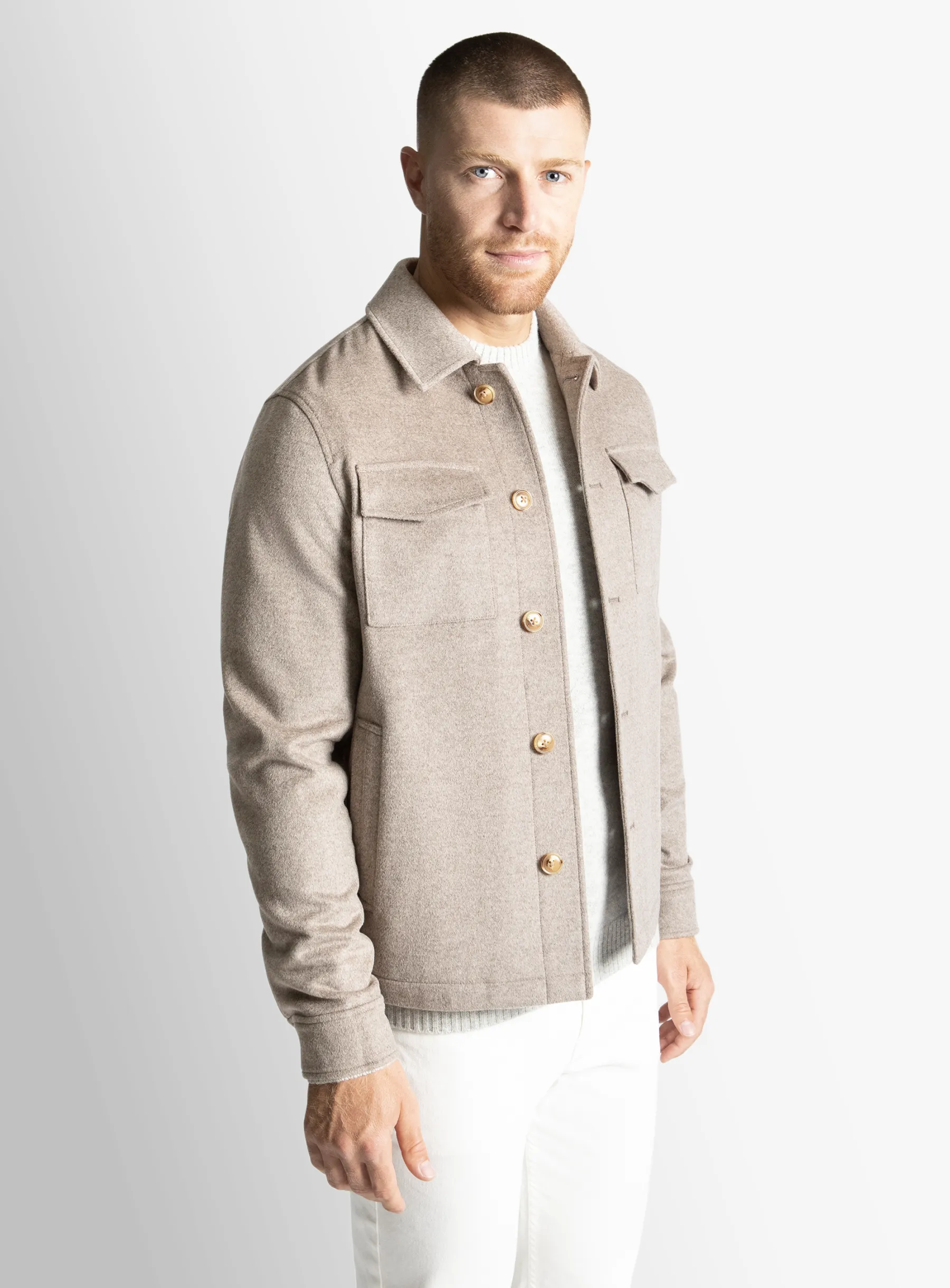 Caruso Yetian Cashmere Unlined Short Jacket