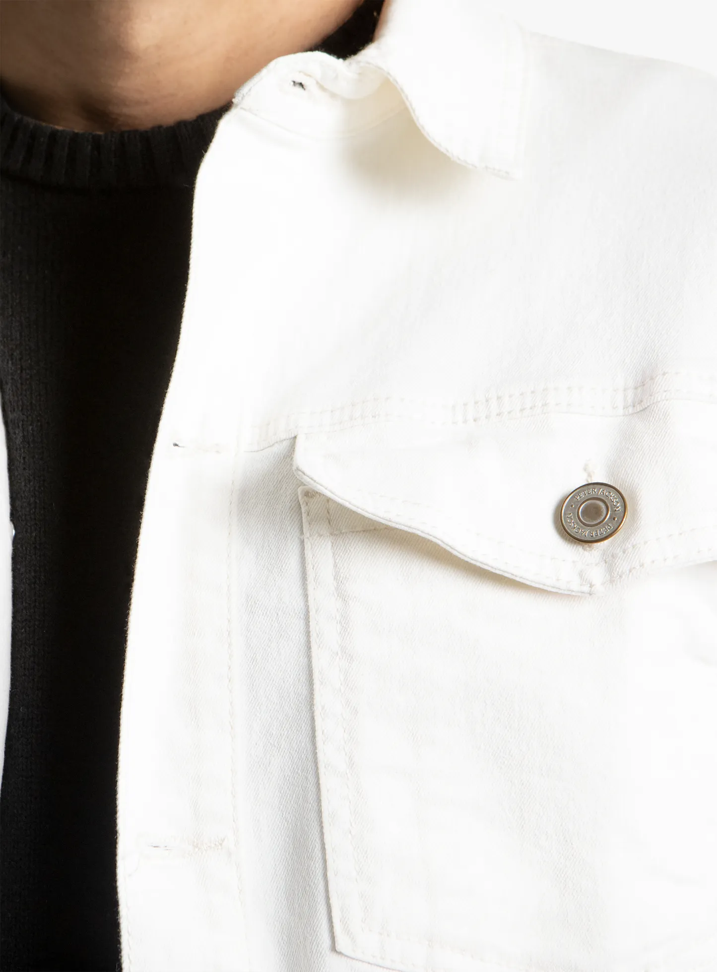 Alessio Off White Denim Jacket