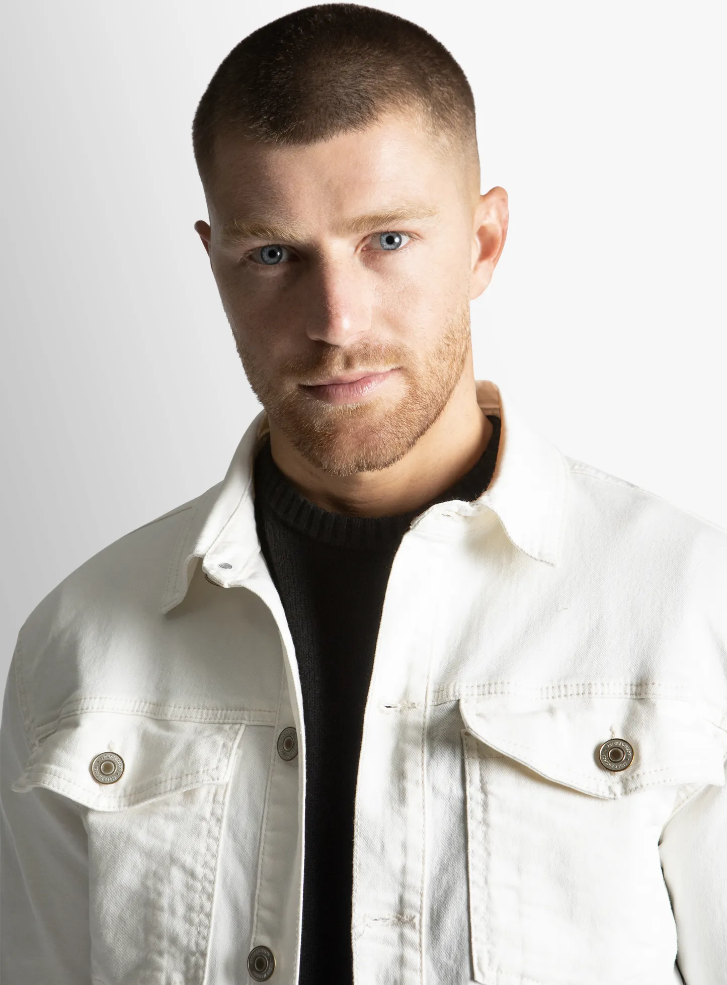 Alessio Off White Denim Jacket