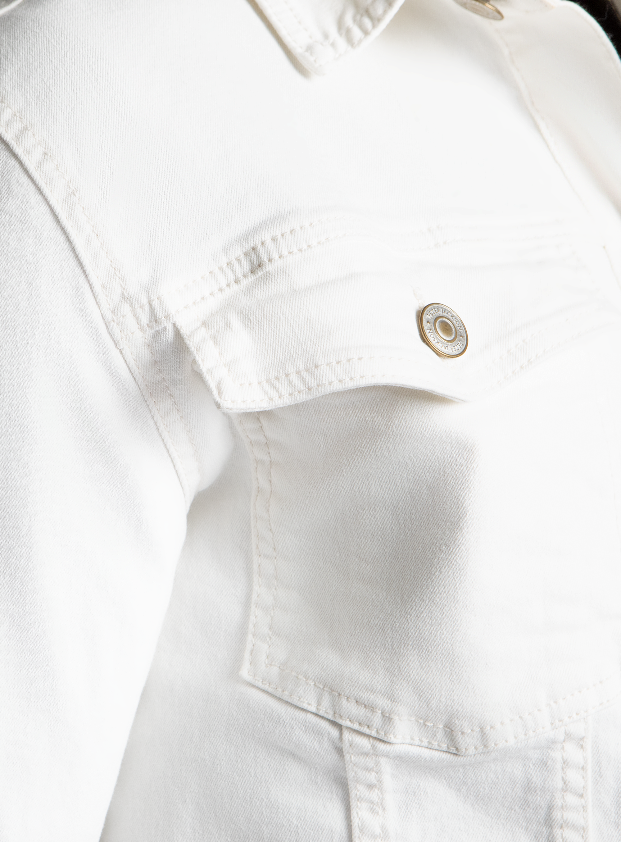 Alessio Off White Denim Jacket