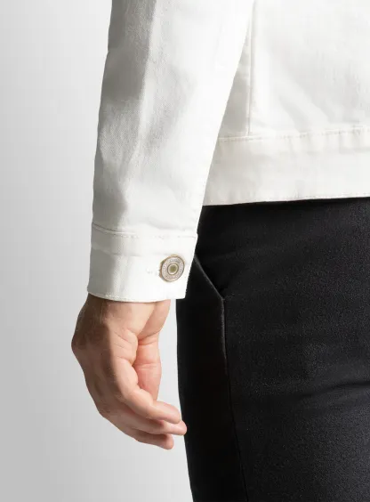 Alessio Off White Denim Jacket
