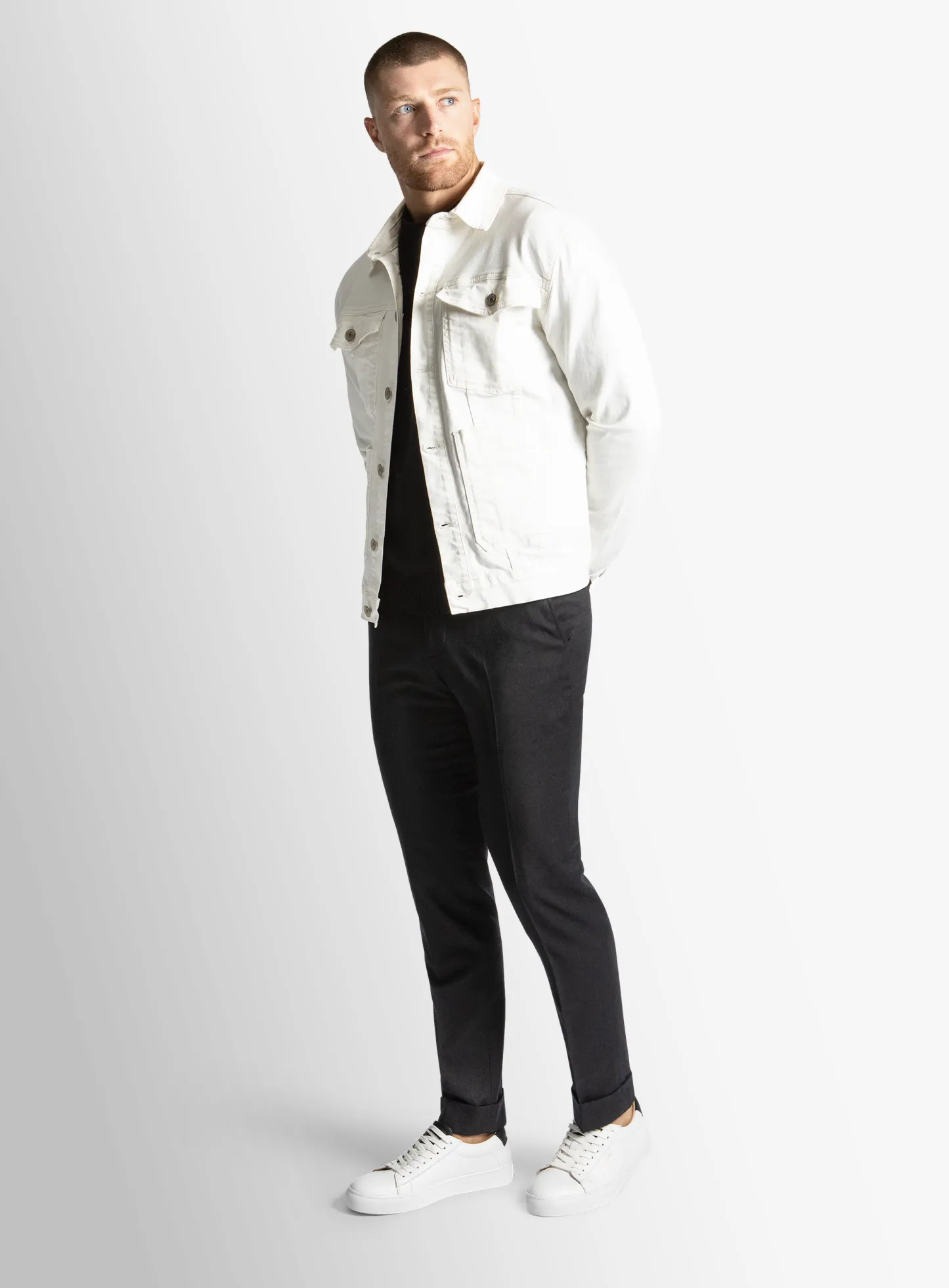 Alessio Off White Denim Jacket