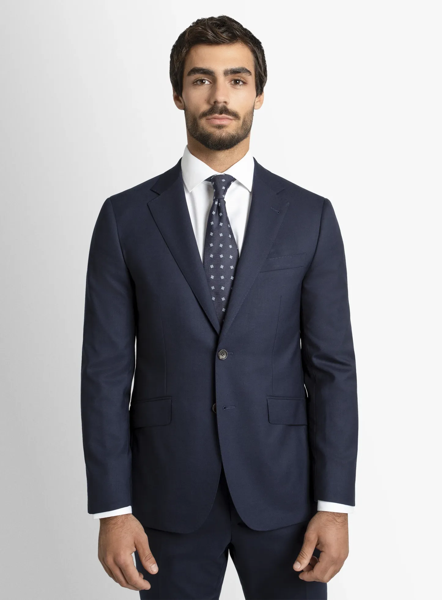 Navy Twill Signature 2-Piece Suit