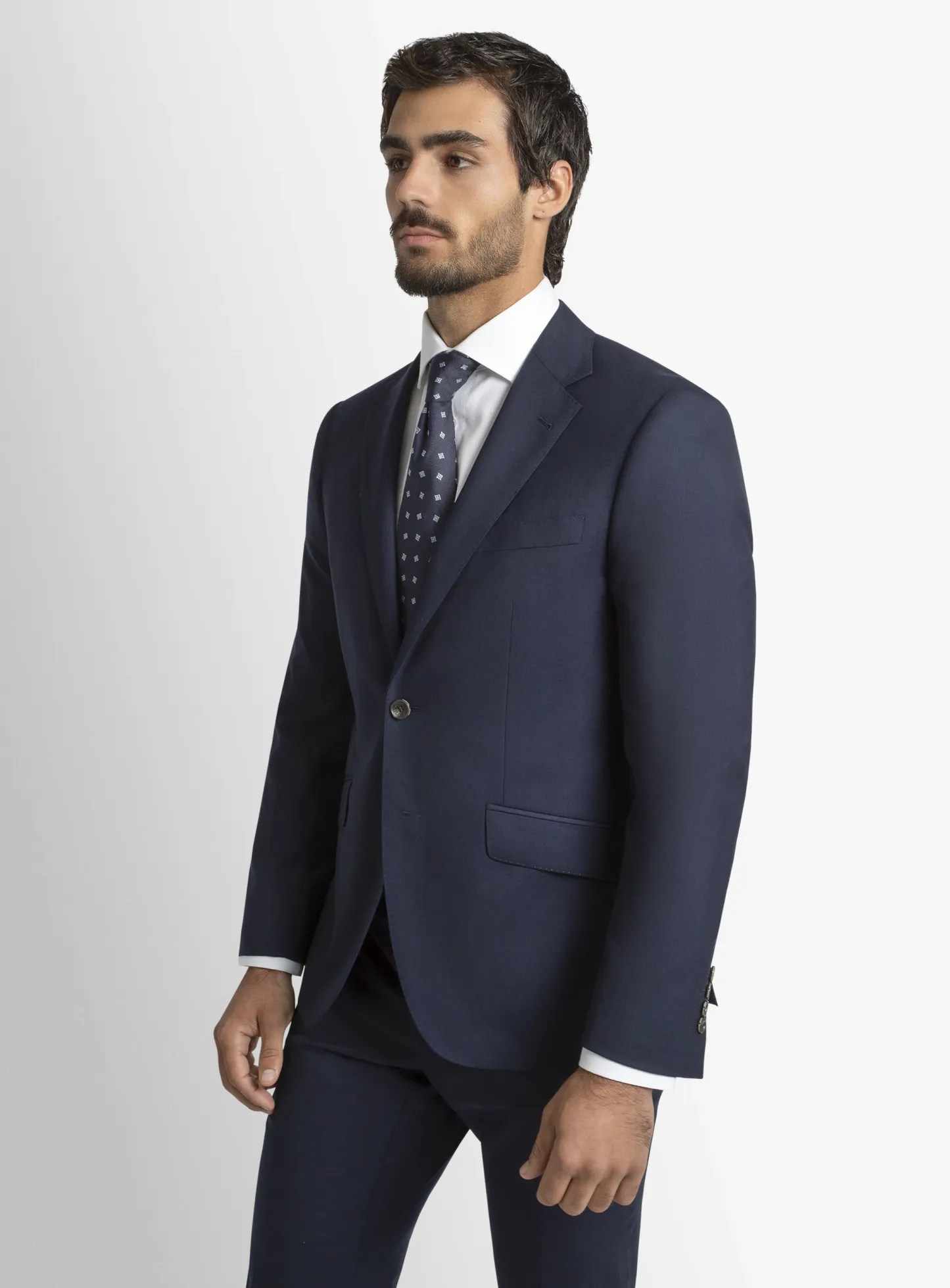 Navy Twill Signature 2-Piece Suit