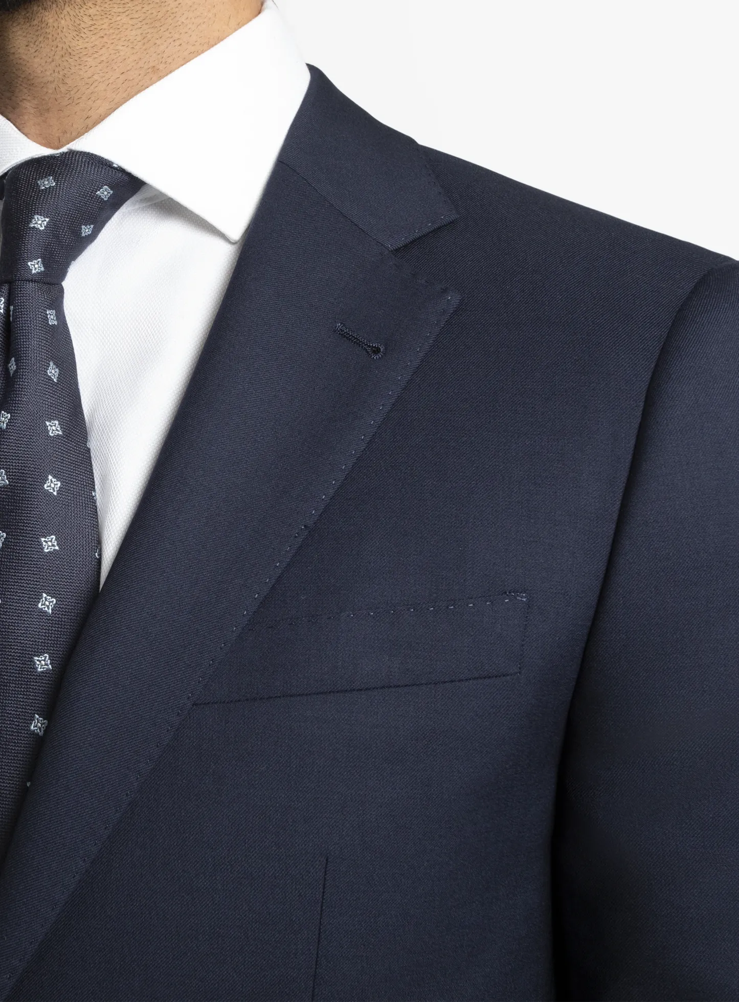 Navy Twill Signature 2-Piece Suit