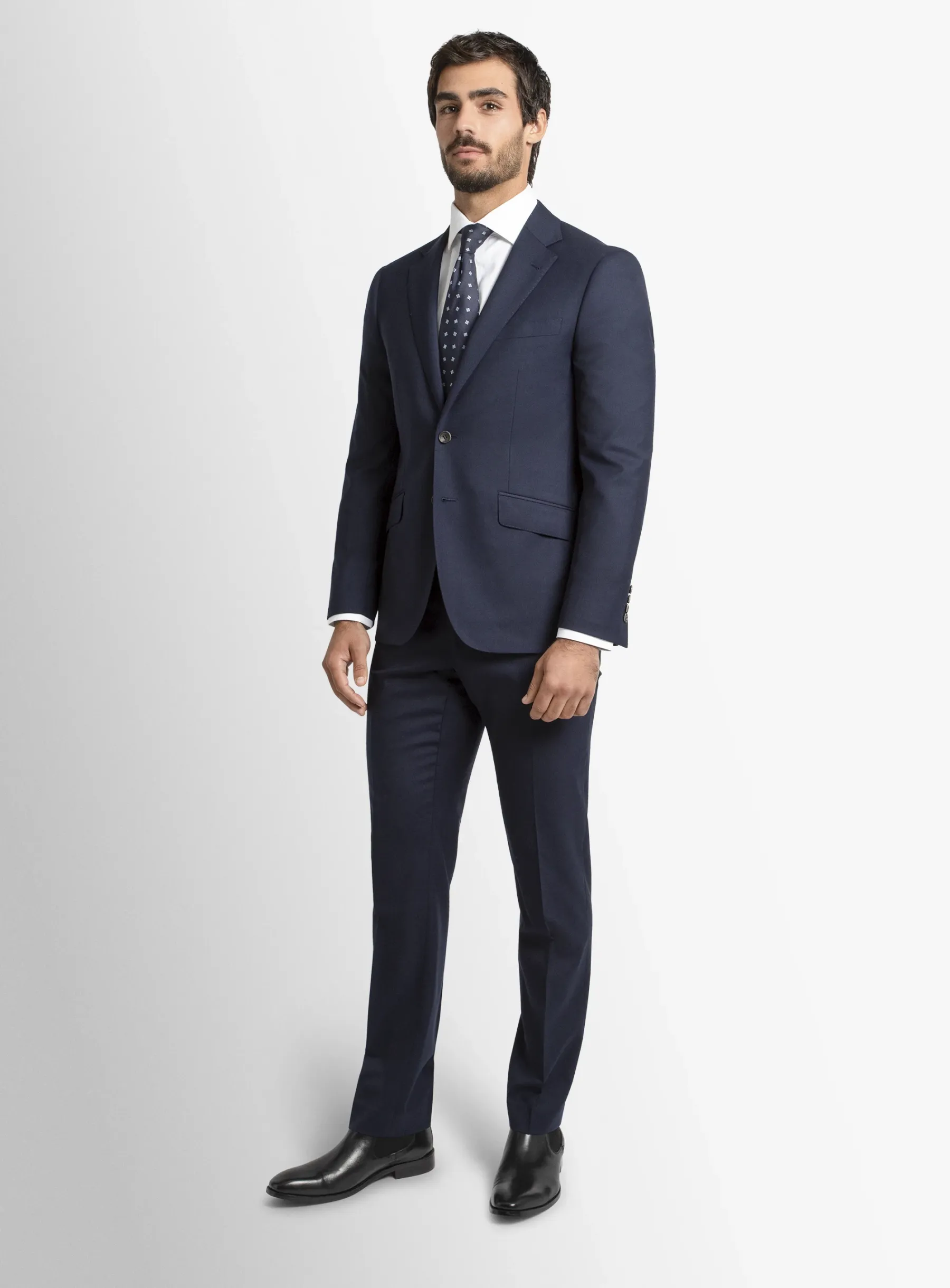 Navy Twill Signature 2-Piece Suit