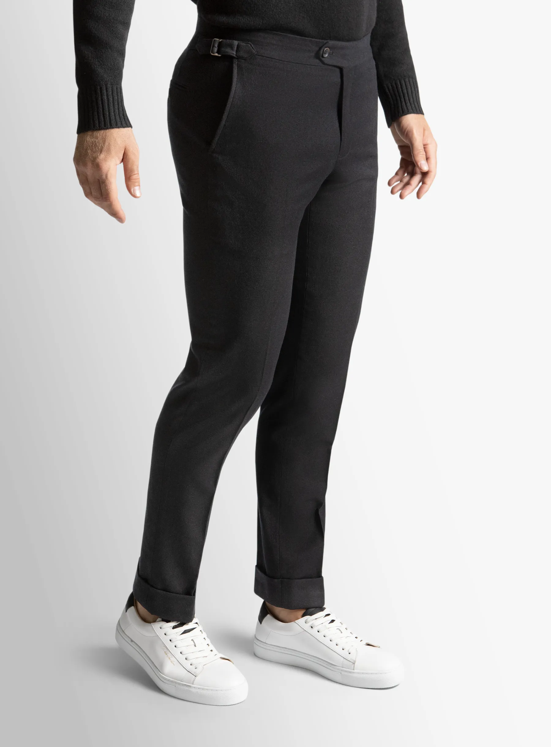 Argenta Black Silver Trousers