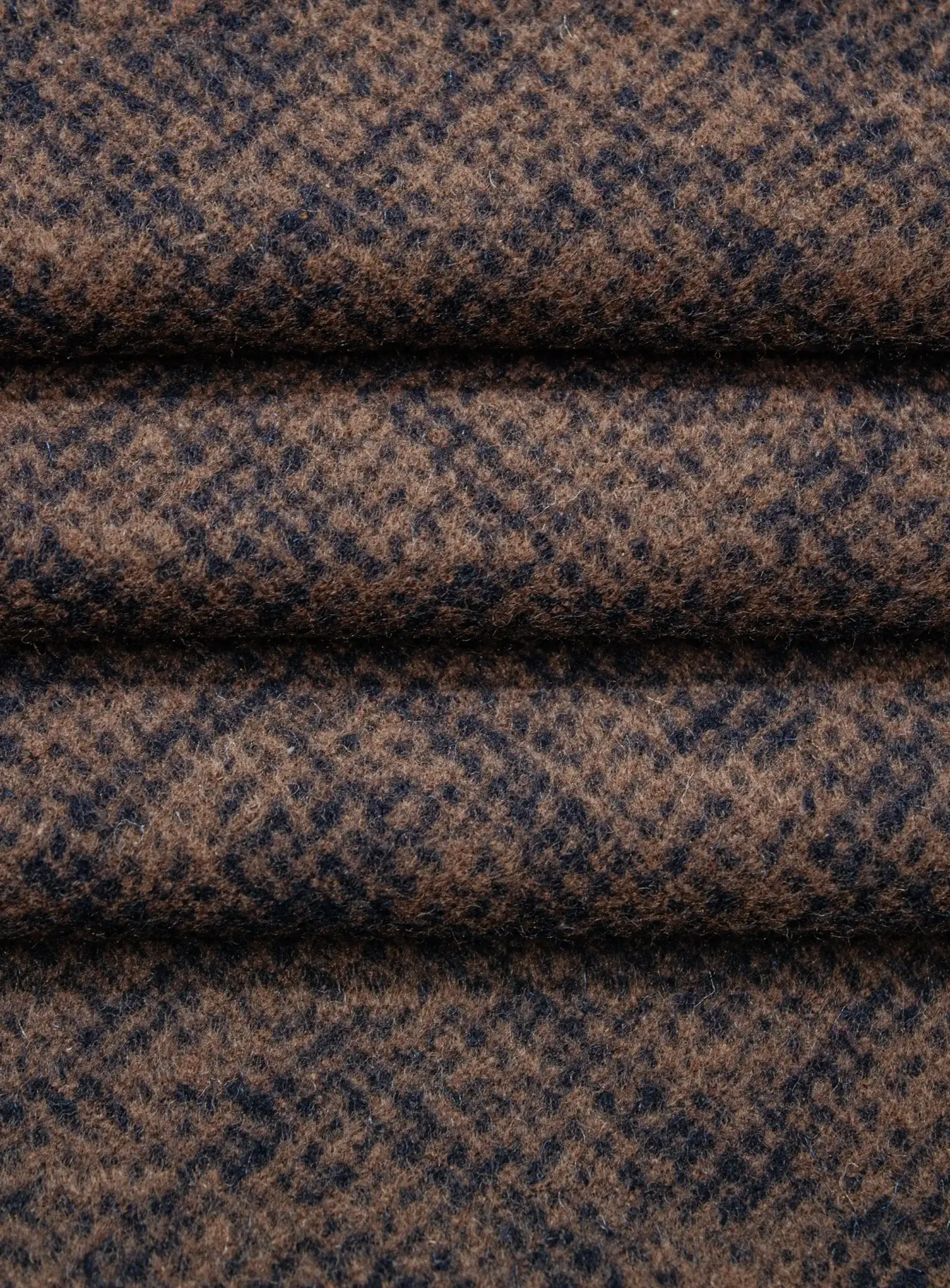 Chocolate/Navy Ikat Silk Scarf