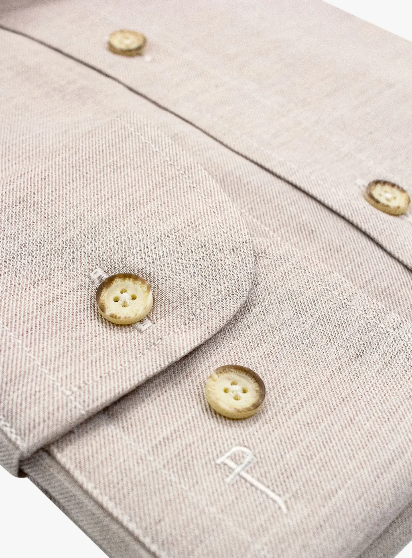 Piero Slim-Fit Cream Shirt