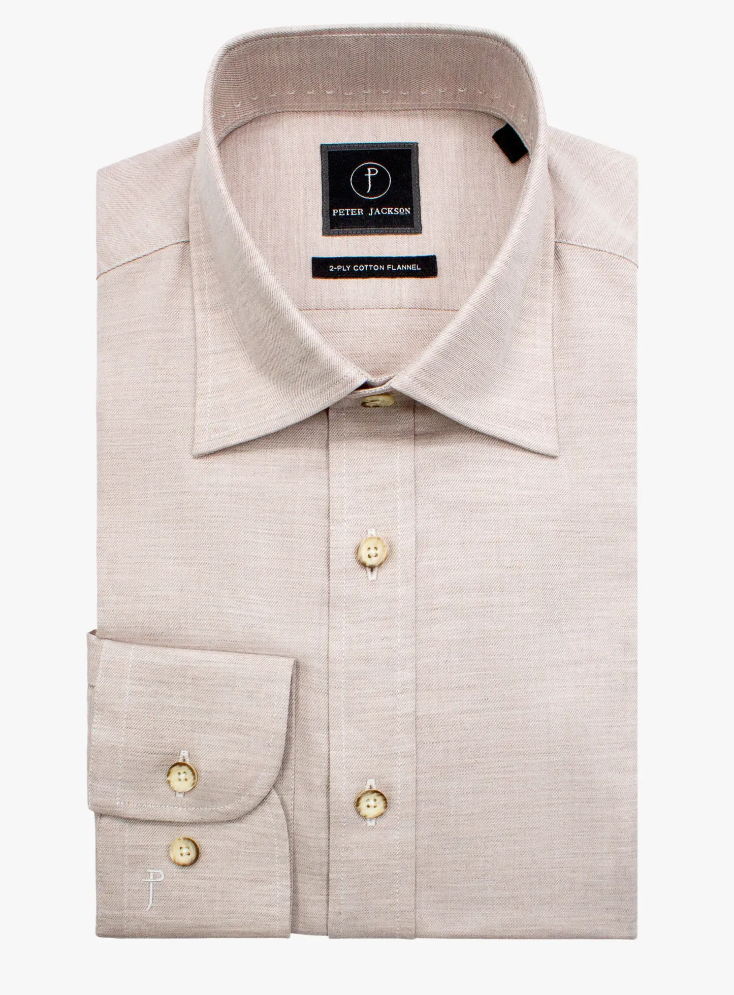 Piero Slim-Fit Cream Shirt
