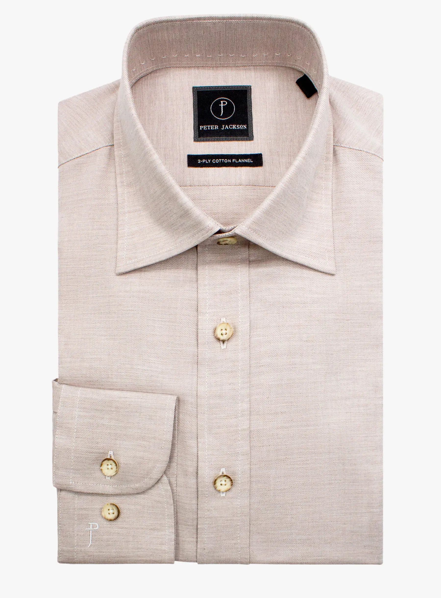 Piero Slim-Fit Cream Shirt