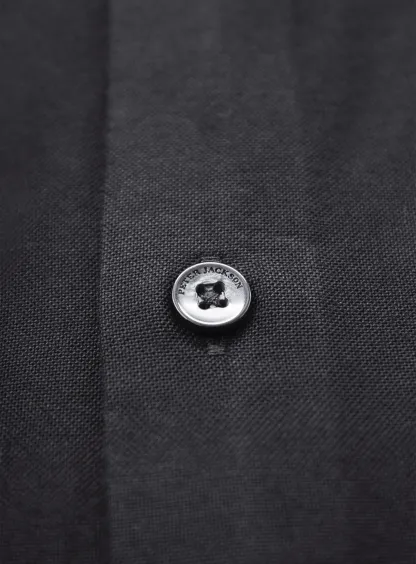 Merano Black Oxford Shirt