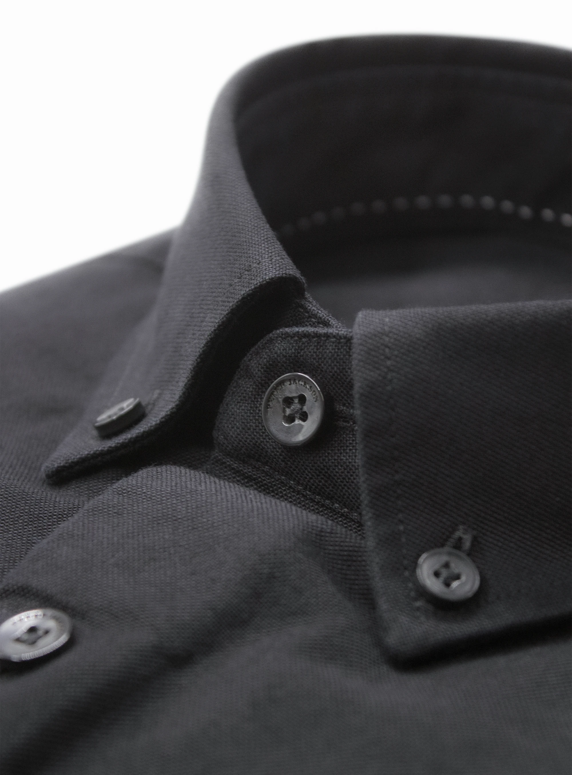 Merano Black Oxford Shirt