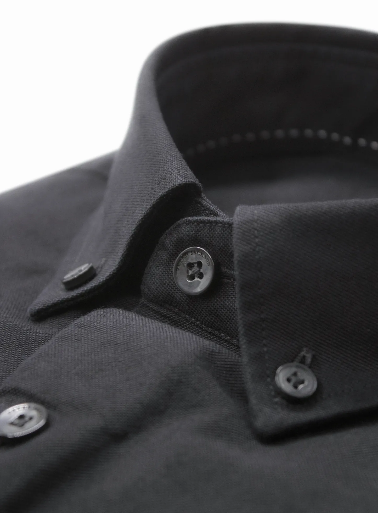 Merano Black Oxford Shirt