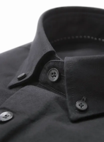 Merano Black Oxford Shirt