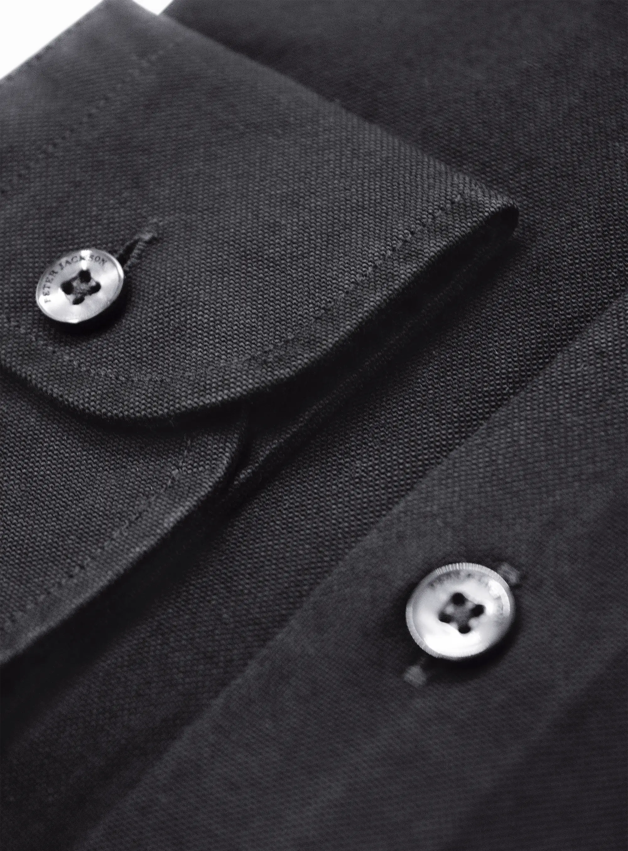 Merano Black Oxford Shirt